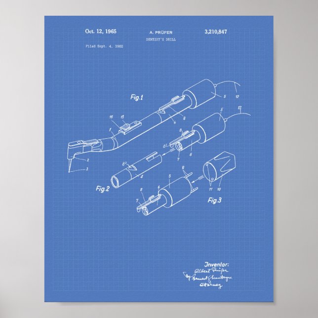 Affiche Dentist's Drill 1965 Plan directeur de l'art des b (Devant)