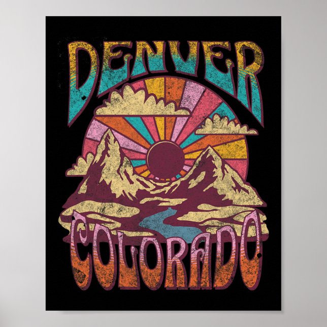 Affiche Denver Colorado  (Devant)