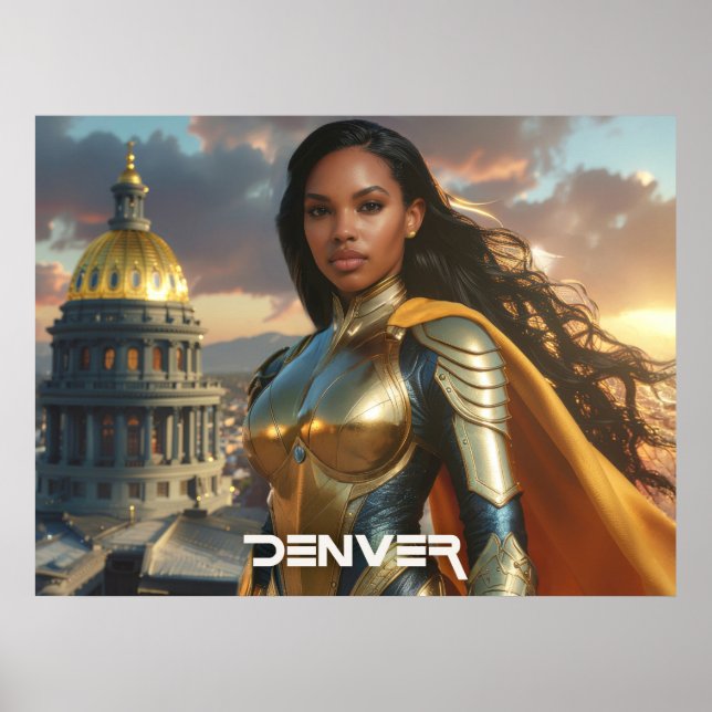 AFFICHE DENVER - COLORADO (Devant)