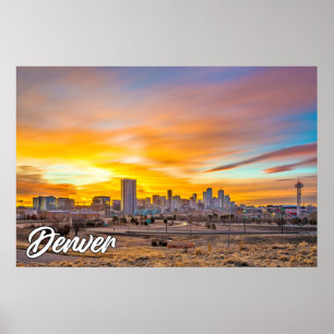 Affiche Denver, Colorado, USA