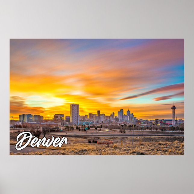 Affiche Denver, Colorado, USA (Devant)