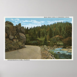 Affiche Denver Mountain Park, CO