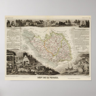 Affiche Département De La Vendee