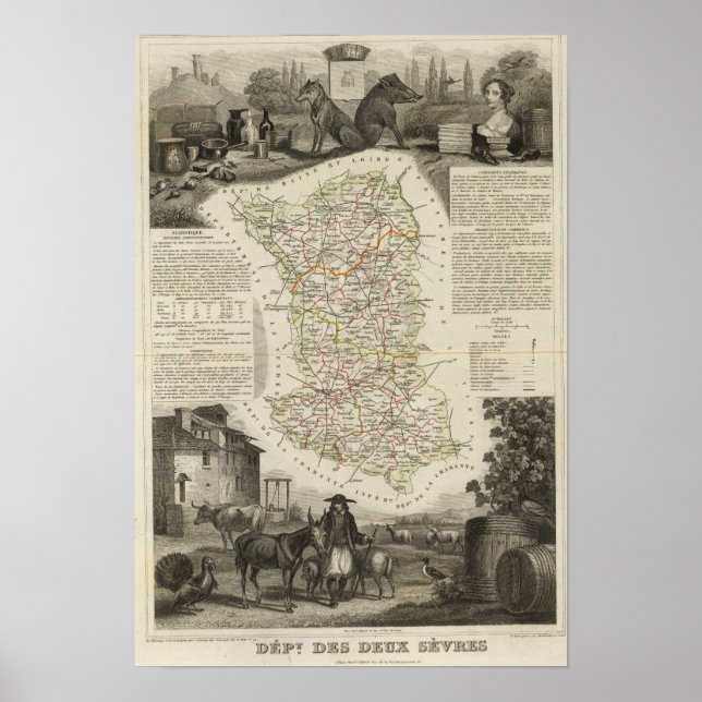 Affiche Département Des Deux Sèvres (Devant)