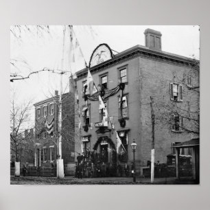 Affiche Département des vêtements de guerre civile, 1865