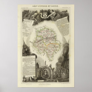 Affiche Département D'Indre et loir