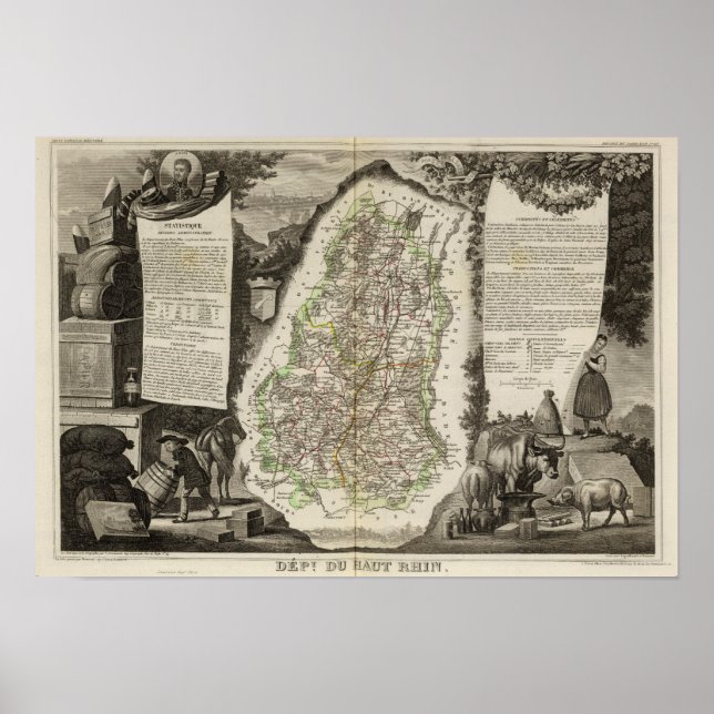 Affiche Département Du Haut Rhin (Devant)
