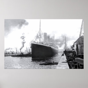 Affiche Departing Southampton:  RMS Titanic