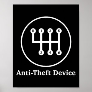 Affiche Déplacement de l'appareil antivol - Pour les amate