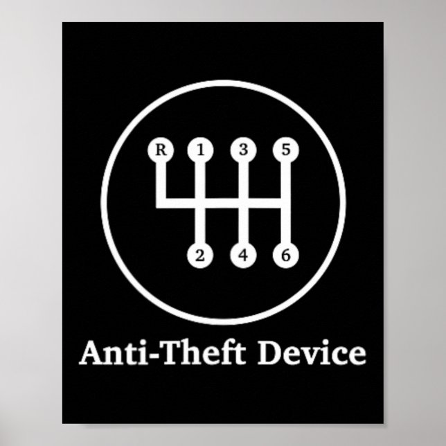 Affiche Déplacement de l'appareil antivol - Pour les amate (Devant)