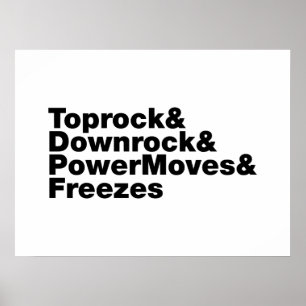 Affiche Déplacements de rupture (Breakdance)