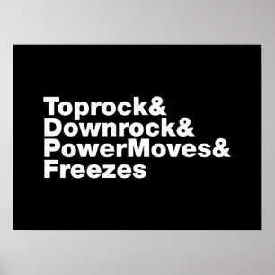 Affiche Déplacements de rupture (Breakdance)