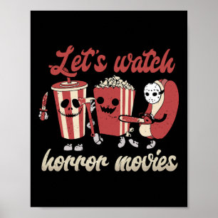 Affiche Déplaisant Funny Regardons les films d'horreur Sal