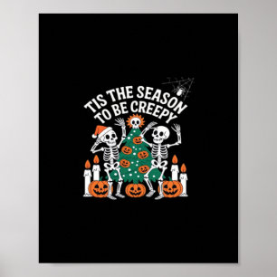 Affiche Déplaisant Funny Skeleton Halloween Éffrayant