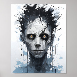 Affiche Déplaisant Imaginaire Halloween Monster Zombie