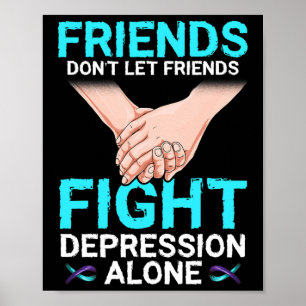 Affiche Dépression Hommes Femmes Prévention Suicide Sensib