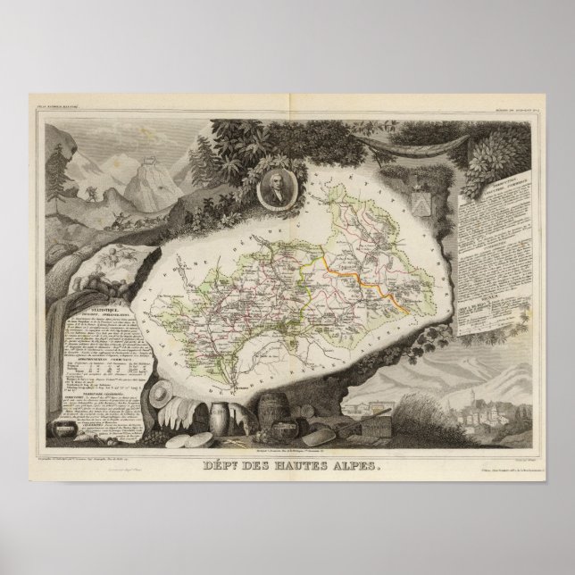 Affiche Dept De Hautes Alpes (Devant)