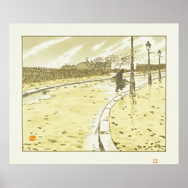 Affiche Depuis la rue Lamarck (Devant)