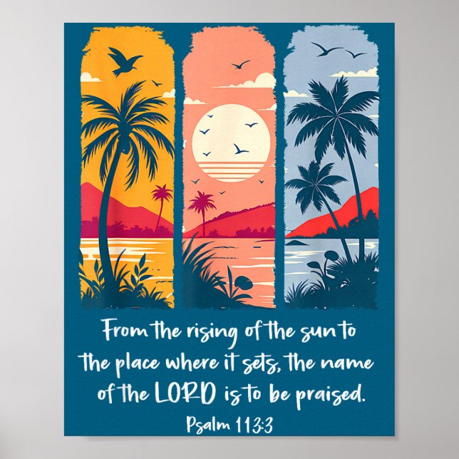Affiche Depuis le lever du soleil jusqu'au lieu psaume (Devant)