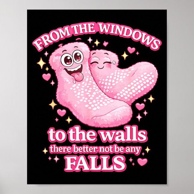 Affiche Depuis les fenêtres des murs il ne devrait pas (Devant)