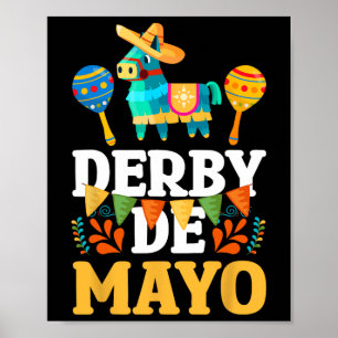 Affiche Derby De Mayo Cinco De Mayo Mexicain