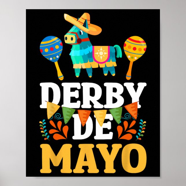 Affiche Derby De Mayo Cinco De Mayo Mexicain (Devant)