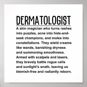 Affiche Dermatologue