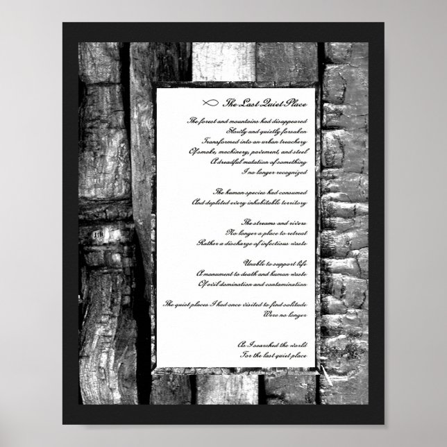 Affiche Dernier endroit calme (Devant)