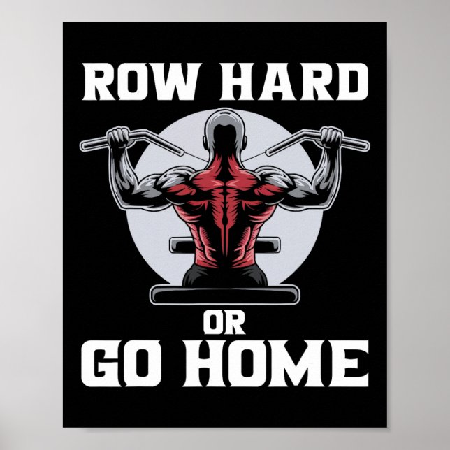 Affiche Dernier exercice de musculation entraînement de mu (Devant)