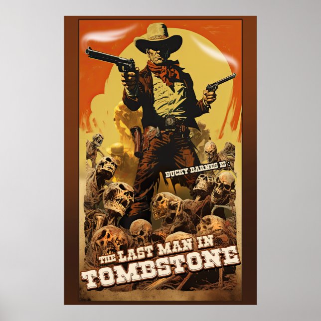 Affiche Dernier Homme Dans Tombstone (Devant)