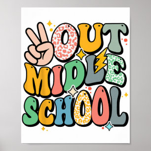Affiche Dernier Jour De Chemise De L'École Secondaire Paix