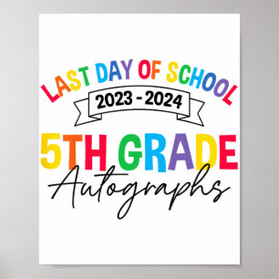 Affiche Dernier jour de l'auto-graphe de 5e année de l'éco