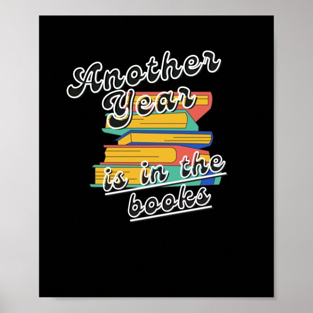 Affiche Dernier jour de l'école - une nouvelle année dans  (Devant)