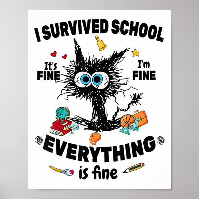 Affiche Dernier Jour D'École (Devant)