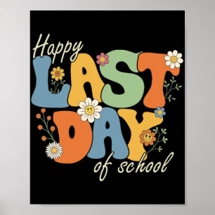 Affiche Dernier Jour D'école Élève Enseignant