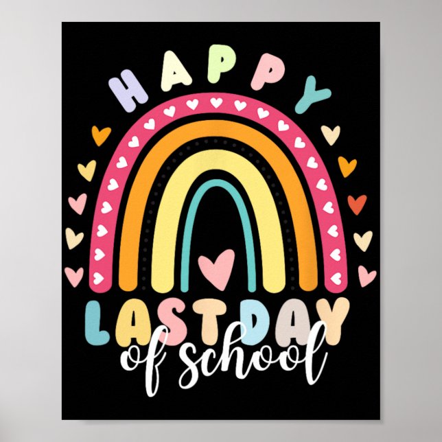 Affiche Dernier Jour D'école Enseignant  (Devant)