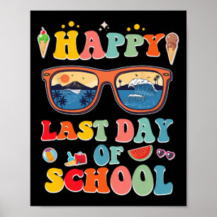 Affiche Dernier jour d'école pour les enfants