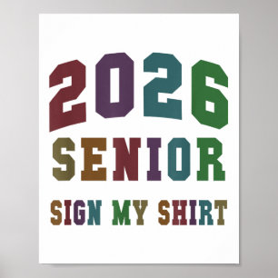 Affiche Dernier Premier Jour Cl De 2026 Senior Sign My Shi