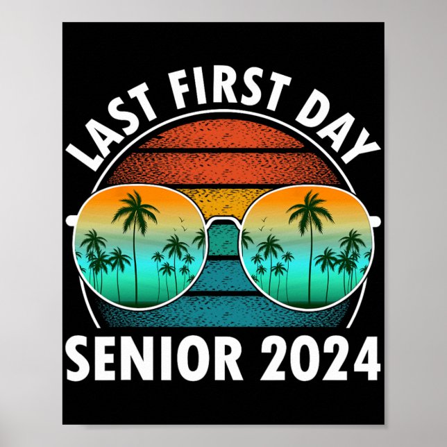 Affiche Dernier Premier Jour De L'École Secondaire 2024 Su (Devant)