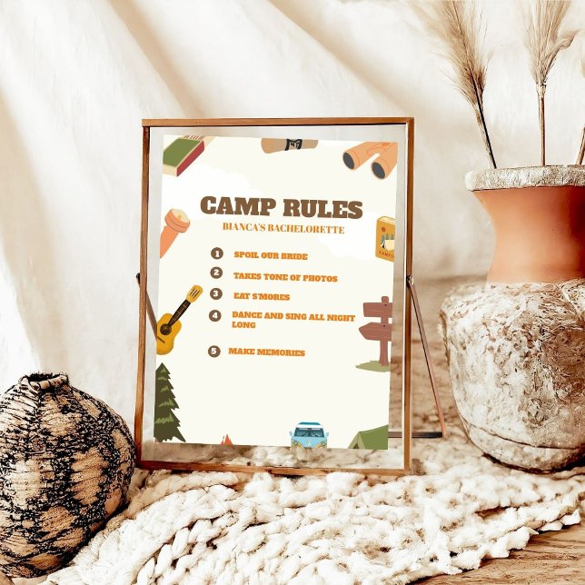 Affiche Dernier Sentier Avant Le Camp Veil Régit Bachelore (Créateur téléchargé)