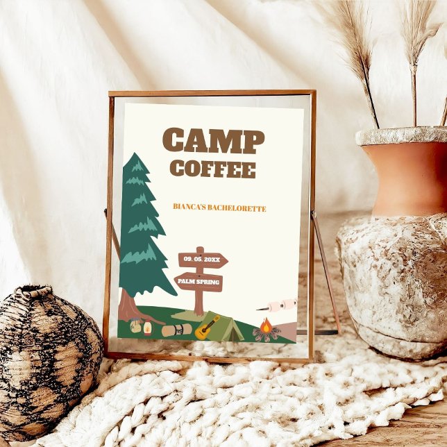 Affiche Dernier Sentier Avant Le Veil Camp Coffee (Créateur téléchargé)