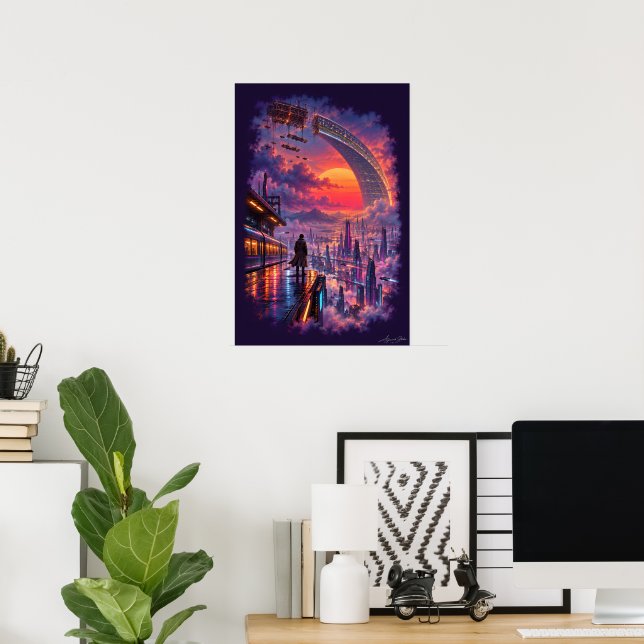 Affiche Dernier Train pour Aurelion (Bureau à domicile)