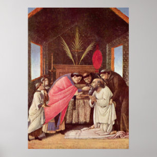 Affiche Dernière communion de Saint Jérôme - Botticelli