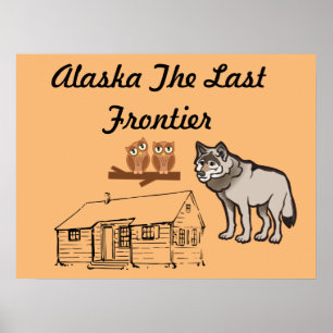 Affiche Dernière frontière de l'Alaska