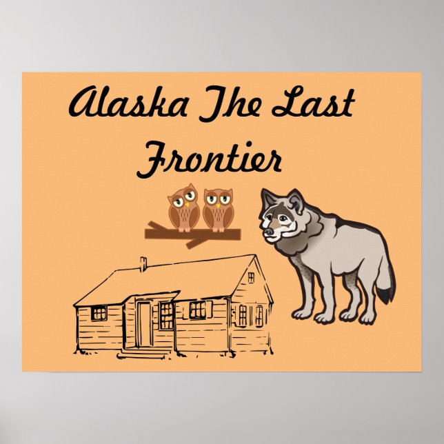 Affiche Dernière frontière de l'Alaska (Devant)