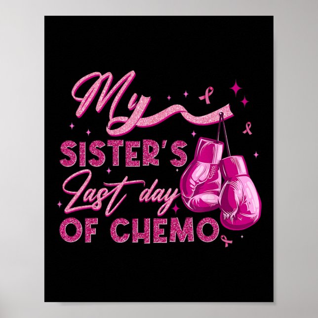 Affiche Dernière journée de Chemo Cancer du Sein Surviv (Devant)