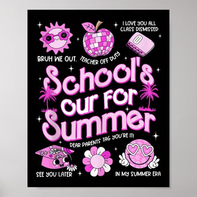 Affiche Dernière Journée D'École39S Sortie Pour Les Enseig (Devant)