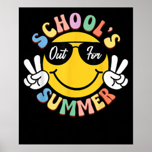 Affiche Dernière journée Smile Enseignant Enfants Écoles É
