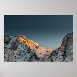 Affiche Dernière lumière avant le coucher du soleil sur le