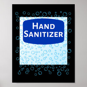 Affiche Dernière Minute Drôle Et Sanitizer À Main Facile H